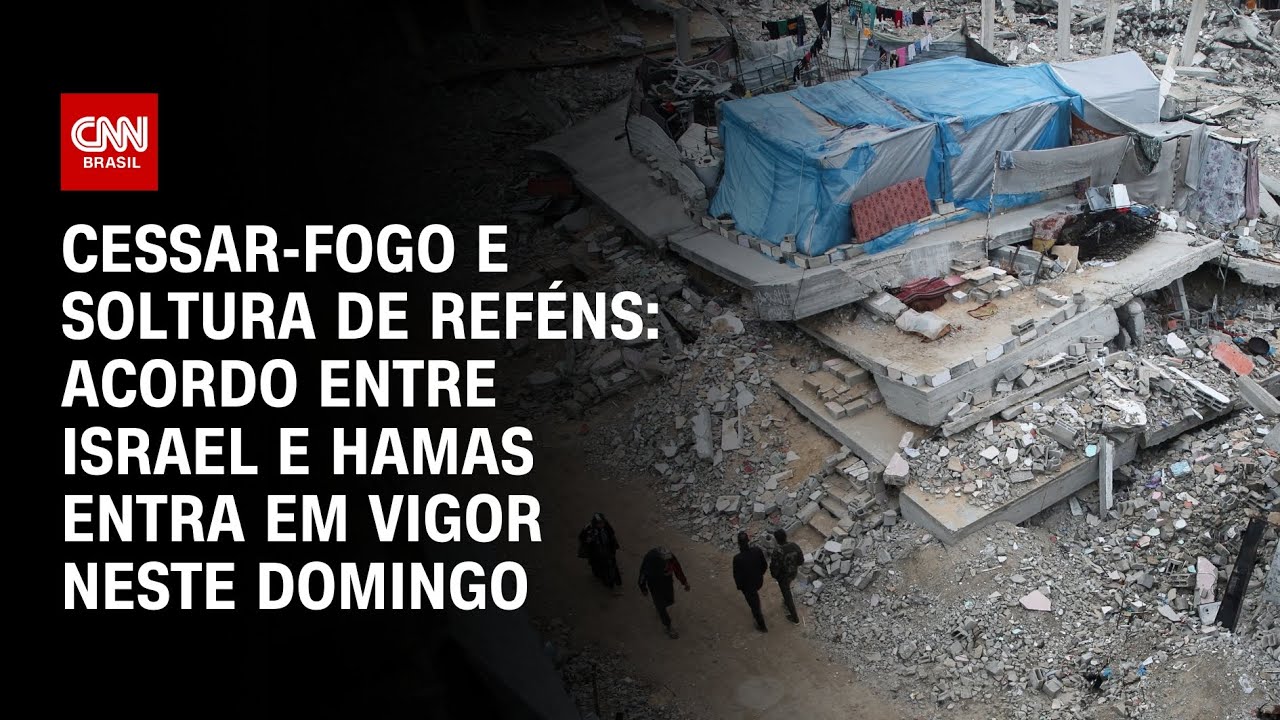 Cessar-fogo e soltura de reféns: Acordo entre Israel e Hamas entra em vigor neste domingo | AGORA