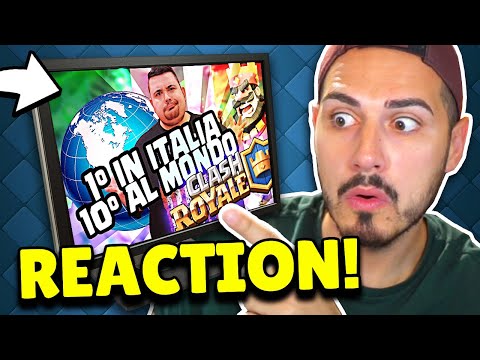 CICCIO PRIME... REAZIONE alla SCALATA 1° in ITALIA! 🥇 Clash Royale ITA