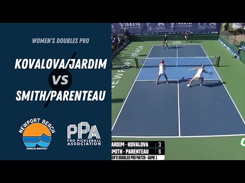 Simone Jardim / Lucy Kovalova vs. Cali Smith / Catherine Parenteau -- PPA Newport -Pro Pickleball