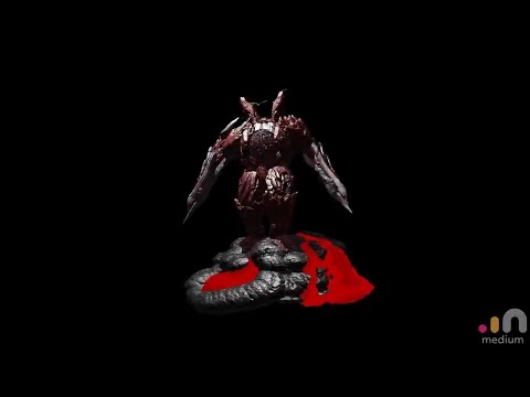 Sculpting a Hornet Hulk from Blood Divers in Oculus Medium