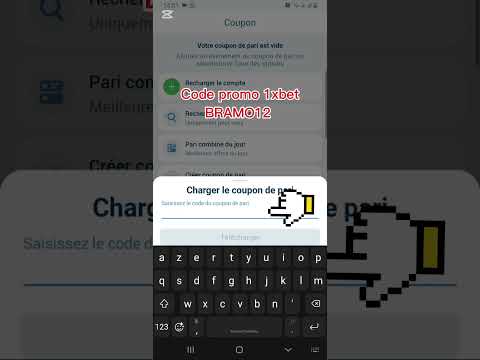 #1xbet comment télécharger le coupon grâce au code