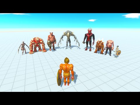 Achilles vs every Infernal animal revolt battle simulator