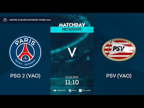 AFL21. United Europe. Division 2. Day 12. PSG 2 (VAO) - PSV (VAO)
