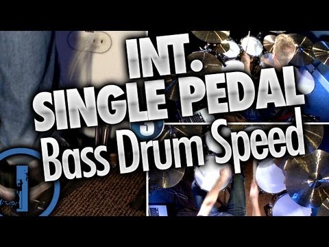 Single Pedal Bass Drum Speed - Intermediate Drum Lessons