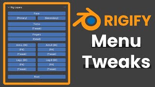 Rigify: Edit menus in the Generated Rig (WITHOUT Metarig)