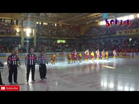 SLOVENSKÁ HYMNA / DUKLA TRENČÍN - HC 05 iClinic BANSKÁ BYSTRICA  / 6  : 0 / 20.4.2018