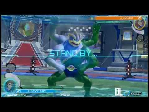a_monkie vs Heavy-Boy- - Pokken at Portal 6/14/16