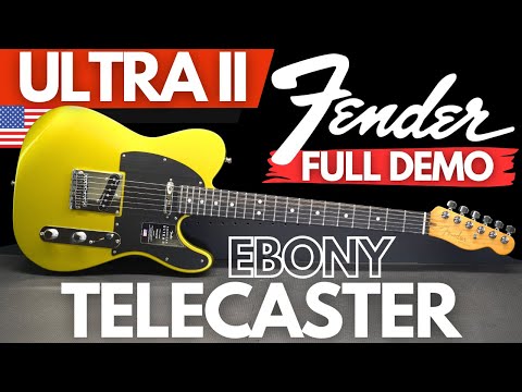 Fender American Ultra II Telecaster with Ebony Fretboard 2024 - Present - Solar Flare image 10