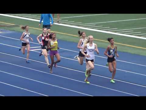2017 U of T 800m Night, Womens Section 3, Mya  8 sec PB!