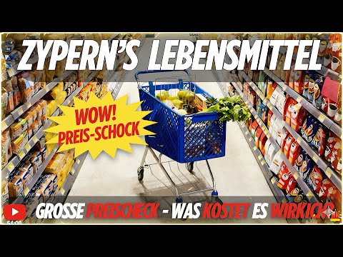 Cyprus – Supermarket prices put to the test 🛒 SHOCK!