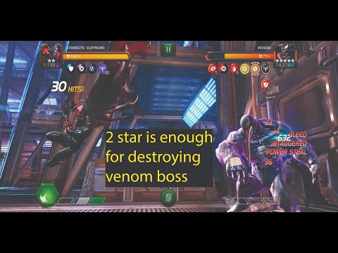 2star symbiote supreme vs act4 venom| Marvel contest of champions