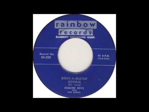 ESQUIRE BOYS Rock a Beatin' Boogie 1952 Rainbow Records