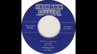 ESQUIRE BOYS Rock a Beatin' Boogie 1952 Rainbow Records