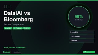 DalalAI vs Bloomberg Terminal