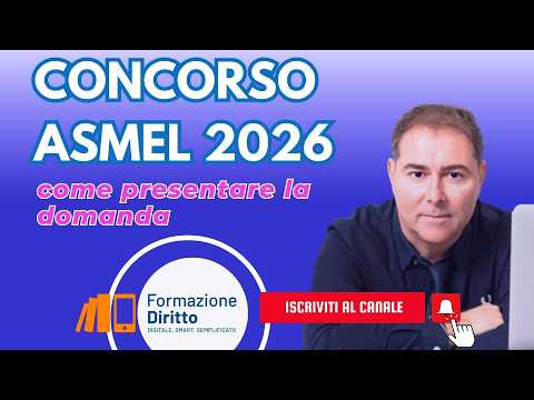 Concorso ASMEL 2026: Bando Pubblicato! Requisiti, 39 Profili e Come Fare Domanda (Guida Passo-Passo)