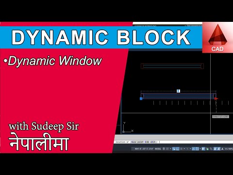 Making a Window Dynamic Block in AutoCAD