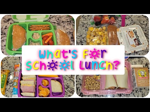 What's For School Lunch? | Kids Back To School Lunch ideas