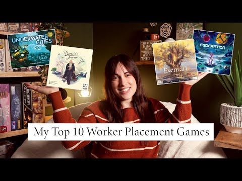 My Top 10 Worker Placement Board Games | Games where the worker placement really SHINES! ✨