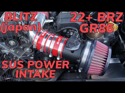 22+ BRZ / GR86 - BLITZ SUS Power Core Type LM Intake  - Install / Review / Sound Clips - JDM PARTS!