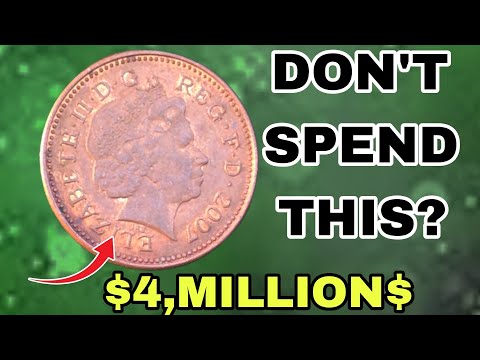 2007 Queen Elizabeth II British Penny Coin – Rare Collectible Copper-Plated Treasure