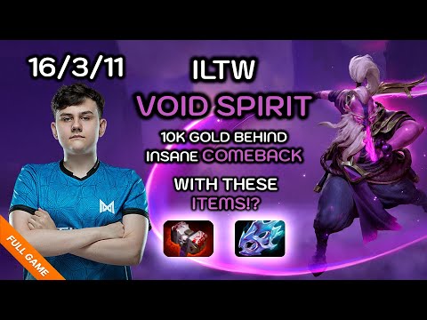 ILTW Offlane Void Spirit [16/3/11] Comeback with unusual item build in HIGH MMR DOTA 2 PUB MATCH