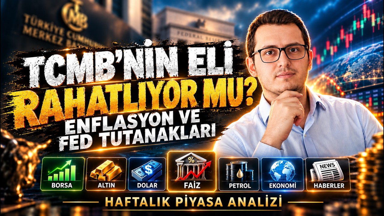TCMB'nin Eli Rahatlıyor mu? Enflasyon ve Fed Tutanakları | Haftalık Piyasa Analizi