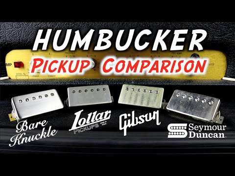 Humbucker Pickup Comparison | Bare Knuckle/Lollar/Gibson/Seymour Duncan | PAF style | Shootout