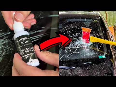 Testei a cola de nanotecnologia que faz milagre no vidro trincado