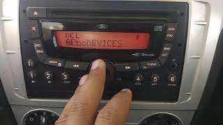 How to delete Ford figo Bluetooth pair list in one minute