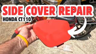 Plastic Welding a 1980 Honda CT110 Side Cover