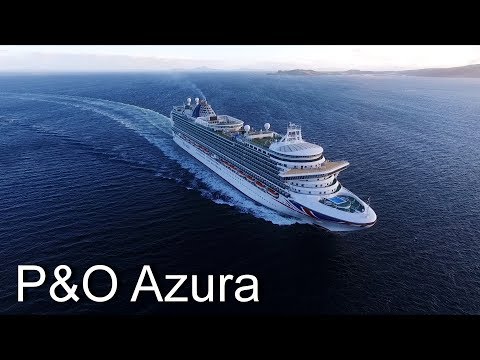 P&O Azura cruise DRONE chase / Norway / Stavanger 4.7.2017.