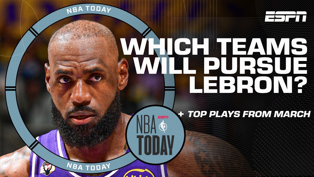 Will LeBron reunite with the Cavaliers again in free agency⁉️ + BEST PLAYS from March 👀 | NBA Today