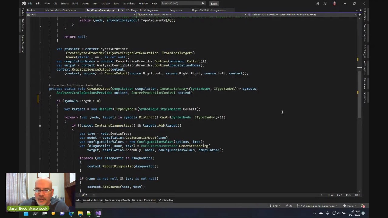Random.Code() - More Rocks Performance Fun