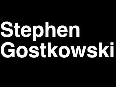 How to Pronounce Stephen Gostkowski New England Patriots NFL Football Touchdown TD Tackle Yard Run