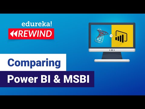 Comparing Power BI And MSBI | Power BI vs MSBI | Business Intelligence Tools  | Edureka Rewind