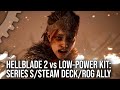 Senua's Saga Hellblade 2: Xbox Series S/Steam Deck/ROG Ally - High-End Game vs Low-Power Hardware