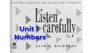 Listen Carefully - Có đáp án- Luyện Nghe Tiếng Anh - Unit 1 ( Numbers )