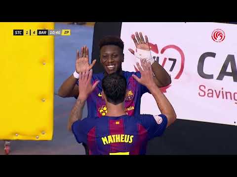 Resum Final Copa Catalunya Sènior FS masculina Barça - Industrias Santa Coloma (2-5)