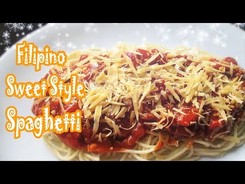 Filipino Sweet Style Spaghetti (Ala Jollibee) Video