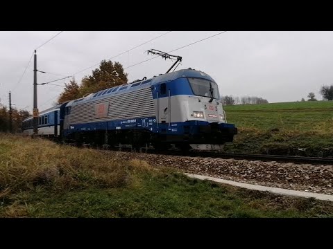 3 CD- Eurocity "Jižní expres" mit Skoda 380 auf der Summerauerbahn