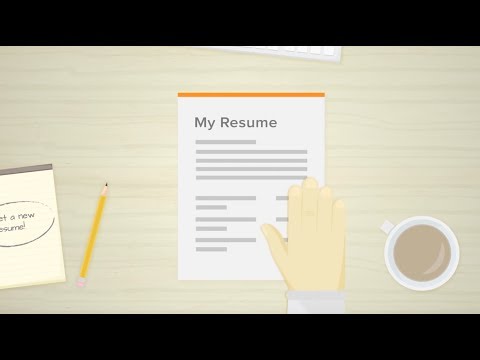 What does a resume include?
