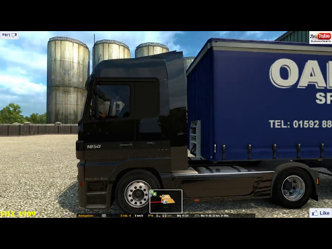 (ETS2 v1.27)  Czech Map/MajooouMap 1.3 mit  Actros MP2