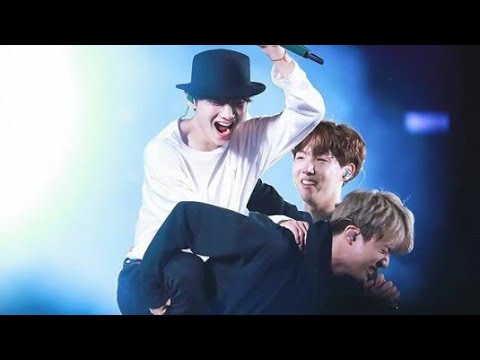 190519 BTS So What!? TaeJin😅Piggyback, VJin Moment @방탄소년단 진 뷔 SpeakYourself MetLife New Jersey 2019