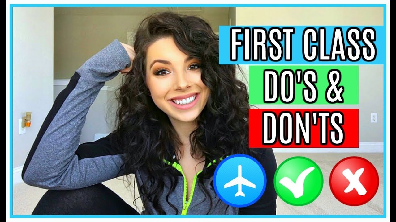 Airplane Etiquette From A Flight Attendant | First Class DO'S & DON'TS