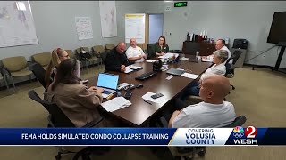 FEMA holds simulated building collapse training for Volusia County emergency responders