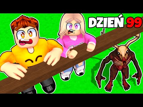 PTRZETRWAJ 99 DNI w LESIE w ROBLOX!