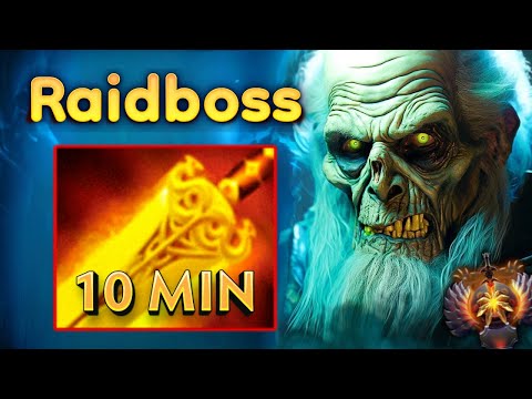 Insane 10minutes Radiance Necrophos Raidboss ULTRA AGGRESSIVE OFFLANE Dota 2