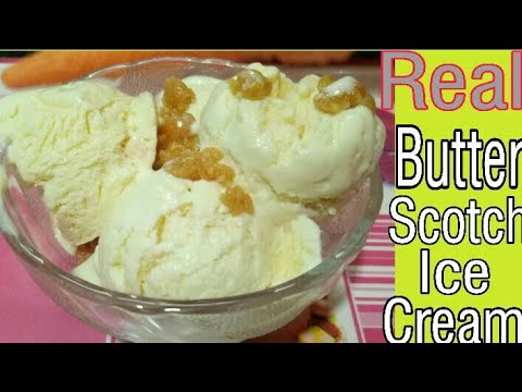 Icecream Recipe In Hindi  / Butter Scotch Icecream in Hindi / How To Make Butter Scotch Icecream
