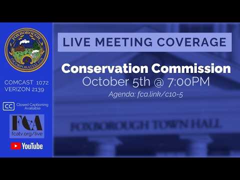 Thumbnail for Foxborough Conservation Commission Meeting 10/5/2026