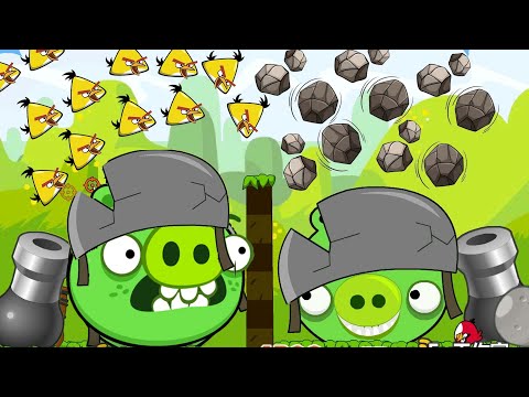 Angry Birds Collection Hacked 2 - SHOOTING MAXIMUM CHUCK TO FORCE ALL STONE ON BIGGEST PIGGIES!